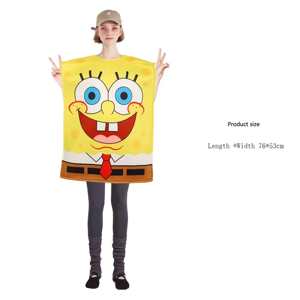 Squarepants Cosplay Costume Sponge Patrickstar Jumpsuit For Women's - view 7