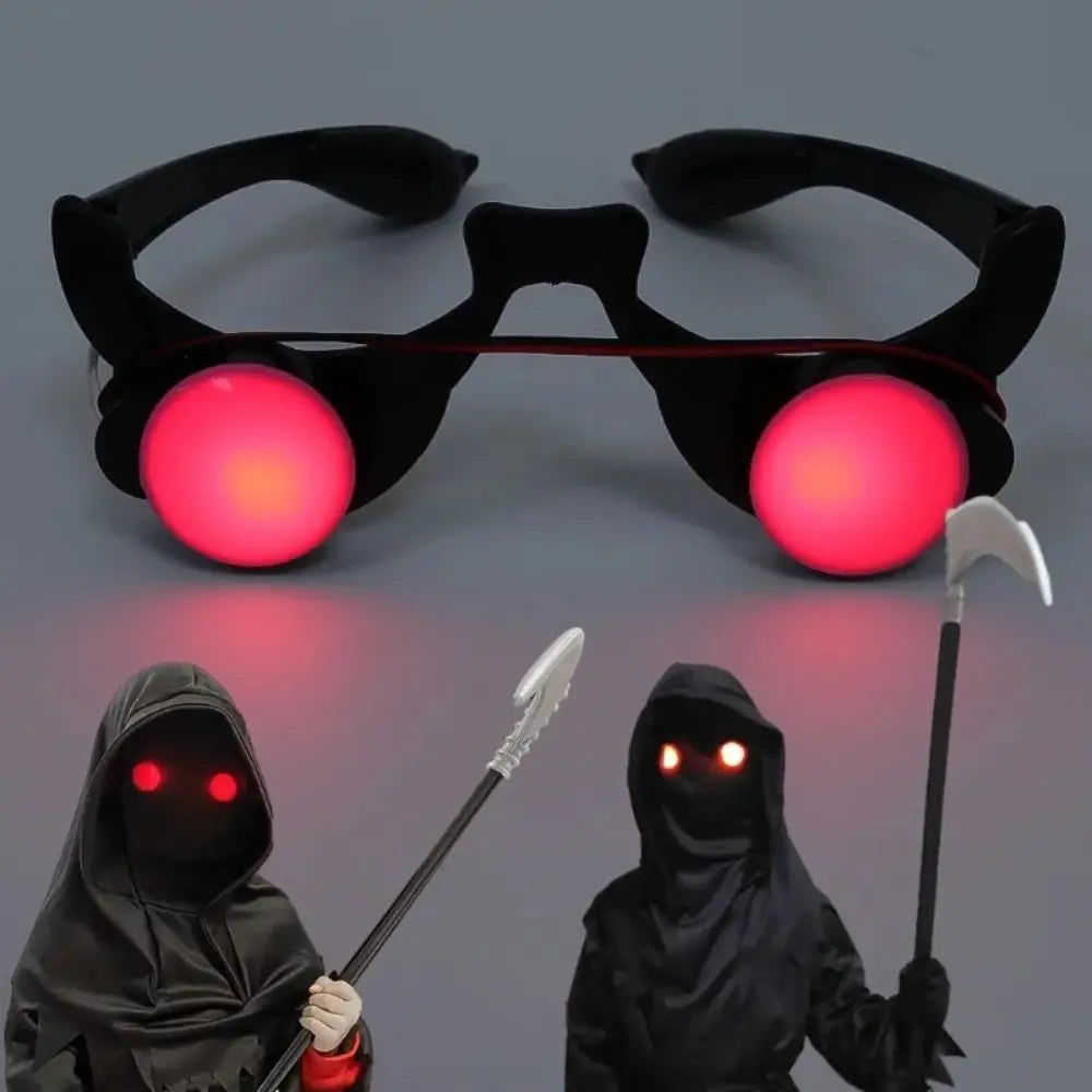 Horror Red Eye Glasses Props Funny Scary Horror Glasses Tricky Eyes