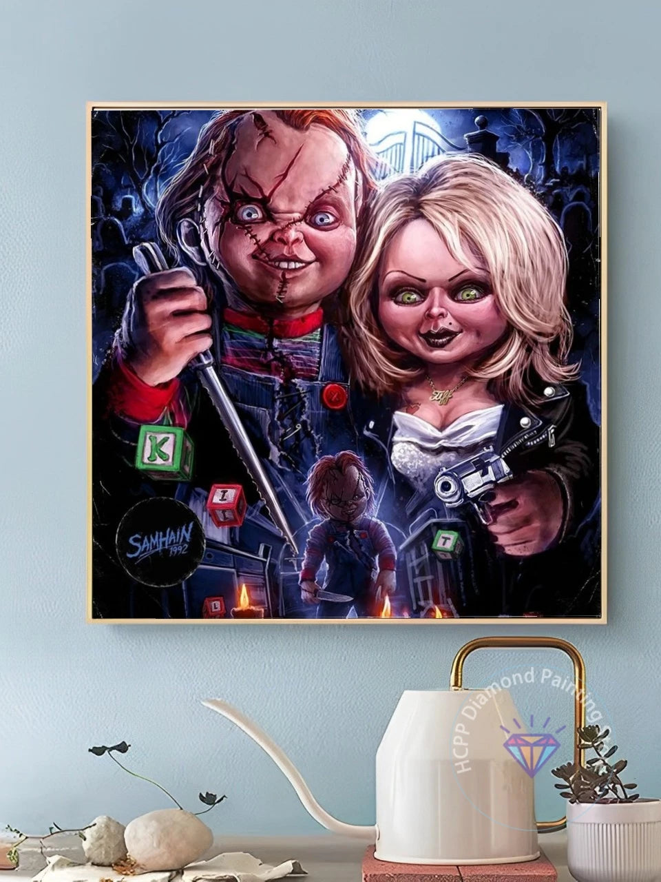 Horror Bride Horror Halloween Diamond Painting Kit DIY Diamond Embroidery - product image 2