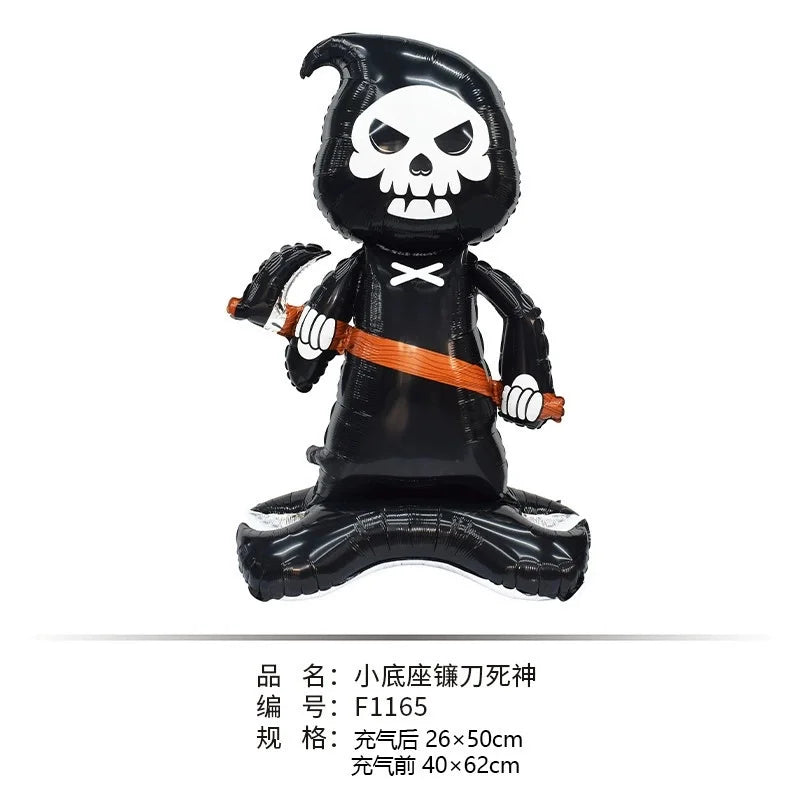1-Piece Halloween - Themed Witch Grim Reaper Balloon Set 2025 Halloween - product image 16