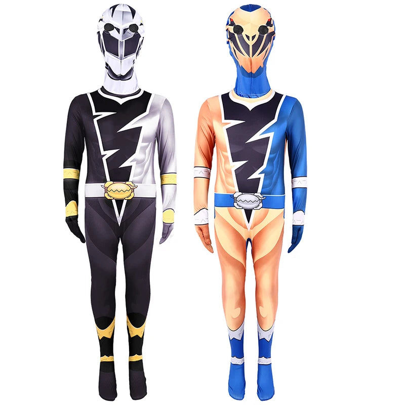 Anime Fancy Adult Ranger Kishiryu Sentai Ryusoulger Costume Jumpsuit Halloween Men - Gold / 110