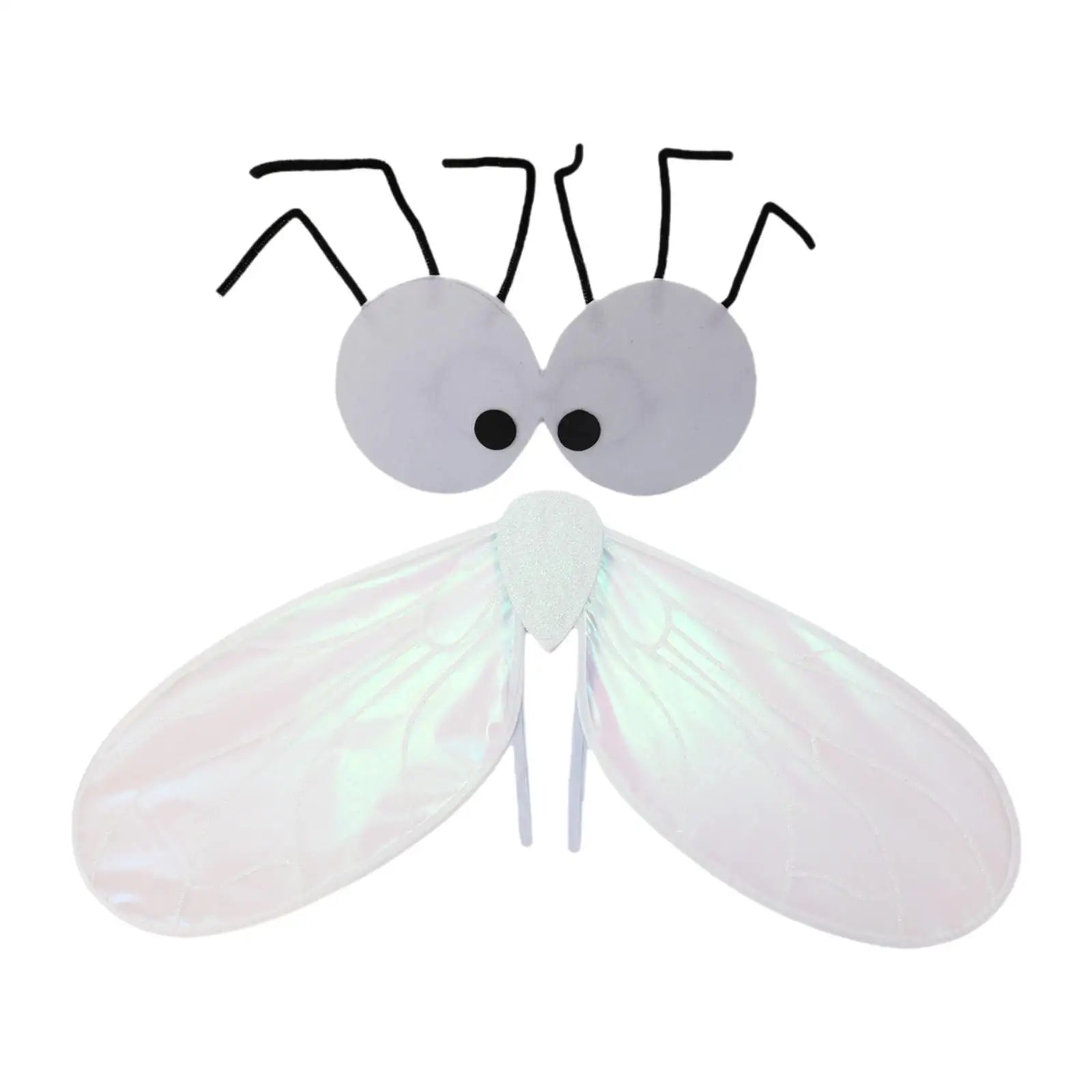Comfortable Fly Wing and Mask Birthday Stage Pretend Halloween Mask - View 7