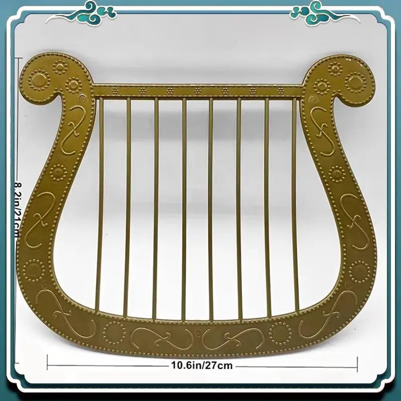 Simulation Harp Plastic Model Harp Halloween Costume Angel Theme Dress Up - product image 6