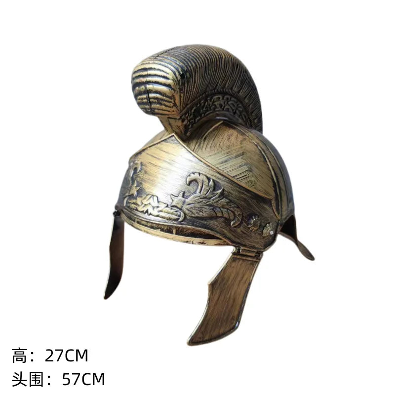 Medieval Knight Gladiator Spartan Roman Warrior Greek Costume Ancient Roman War Spartan Warrior Helmet Shield - product image 3