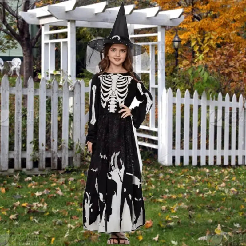 Girls' Witch Dress Costume - Black - product image - product image 2