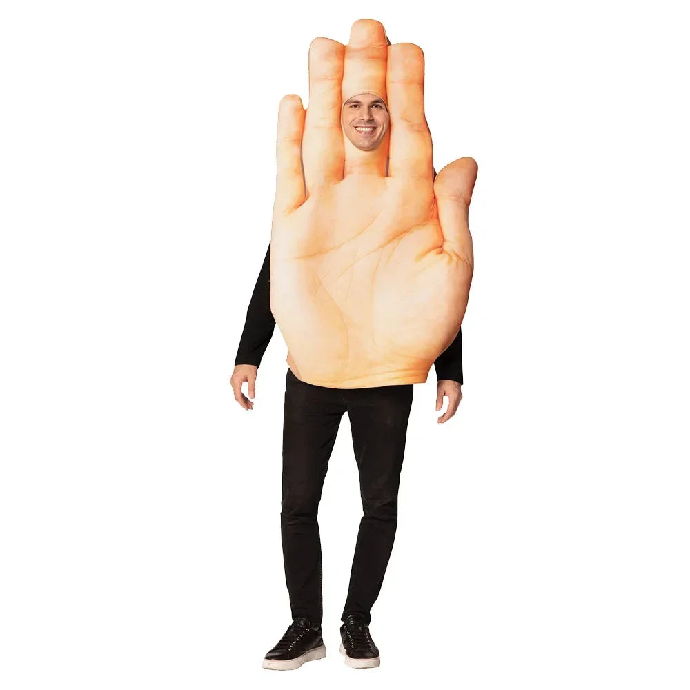 Halloween Funny Cosplay Costume Hand Foot Outfits Friends Couple Stage Performance Carnival Party