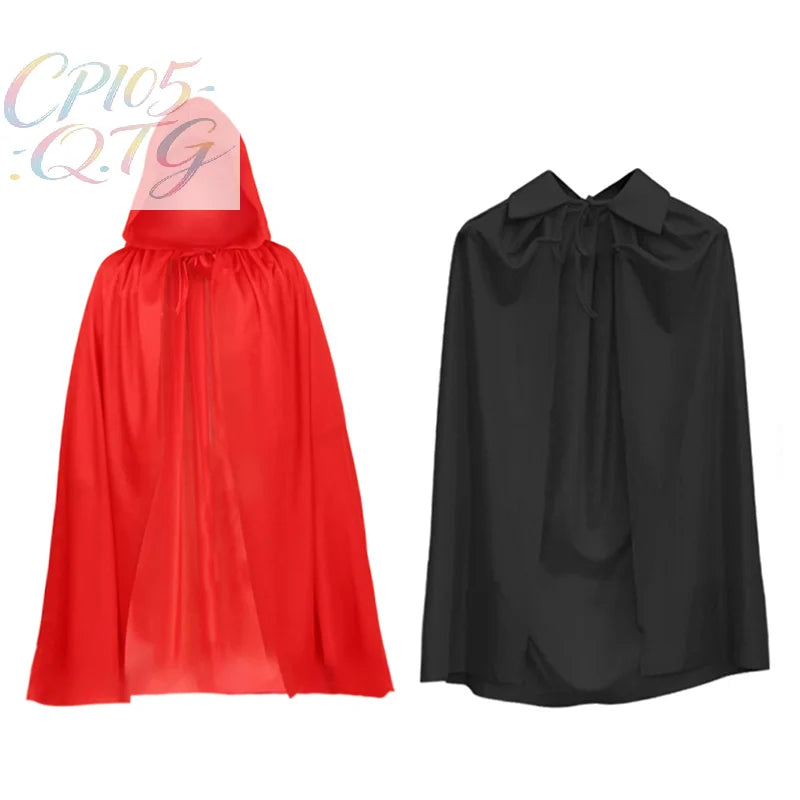 Kids' Witch Death Scary Devil Red Black Vampire Halloween Costume - 3