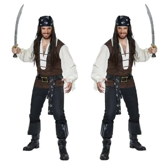 Men's New Men Pirate Christmas Suit Costume
