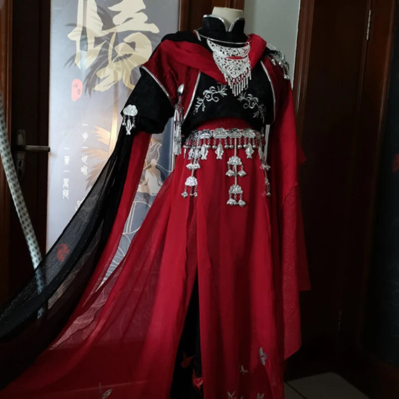 CLLMKL`Cosplay Tian Guan Ci Fu Hua Cheng Costume Unfirom Costume Red Chinese Antique Costume - View 6