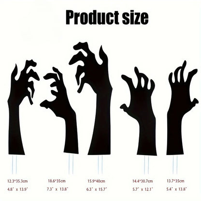 Halloween Decoration Black Hand Courtyard Outdoor Garden Lawn Stake Logo Suitable For Halloween Party - product image 4