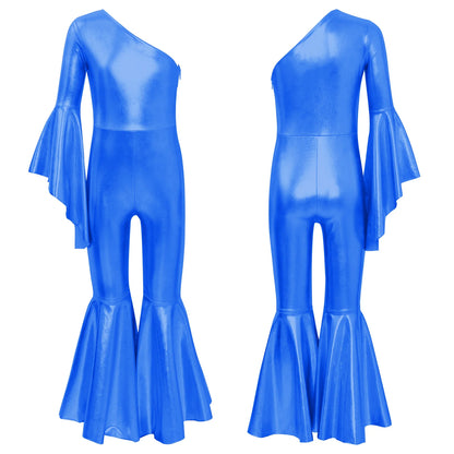 Kids' Disco Shiny Hippie Sleeveless Sequins Tassels 70s 80s Costume - alternate view 15