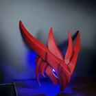 red with light