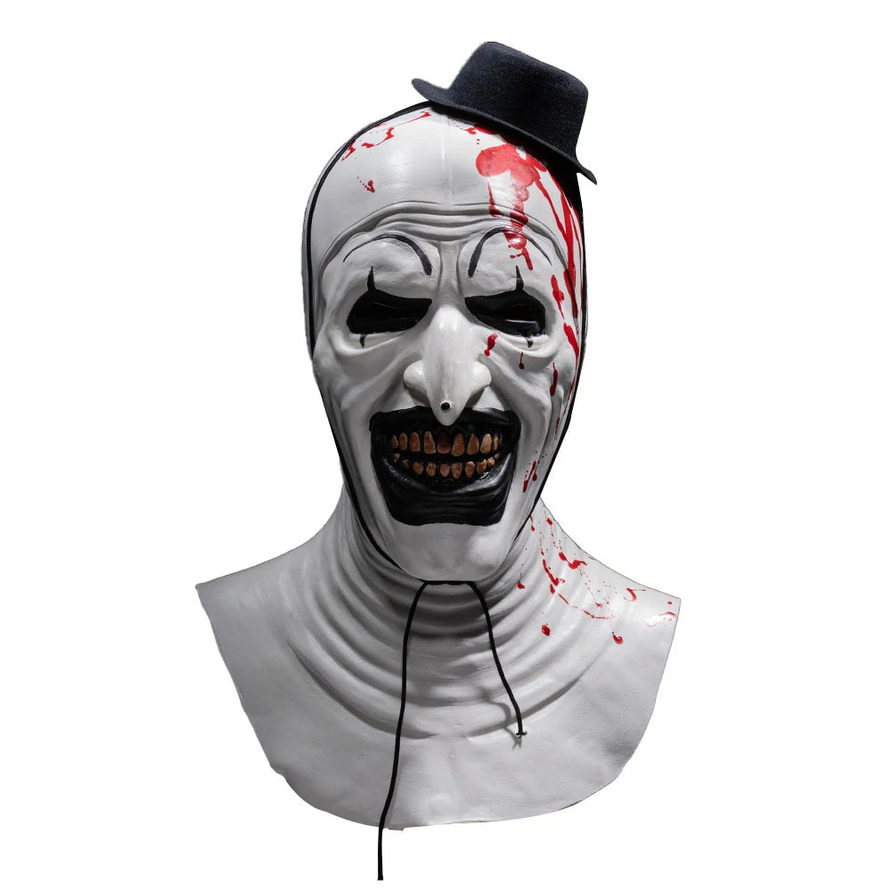 Art the Clown Terrifier Costume Dress Outfit Latex Masks Kids Adult Men Women Roleplay - Costume B / M