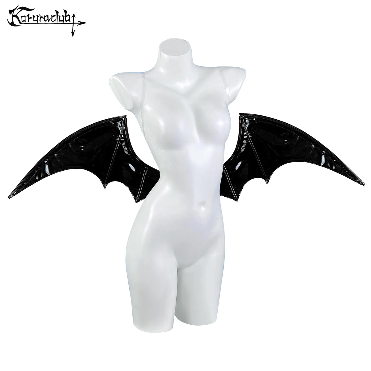 KORURACLUB Purple and blackSuccubus Costume props polyurethane little Devil Bat wings