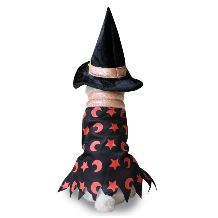 Dog Suit Dog Halloween Costumes Cats for Chihuahua Clown Pet Costume for Cats - Santa suit / L