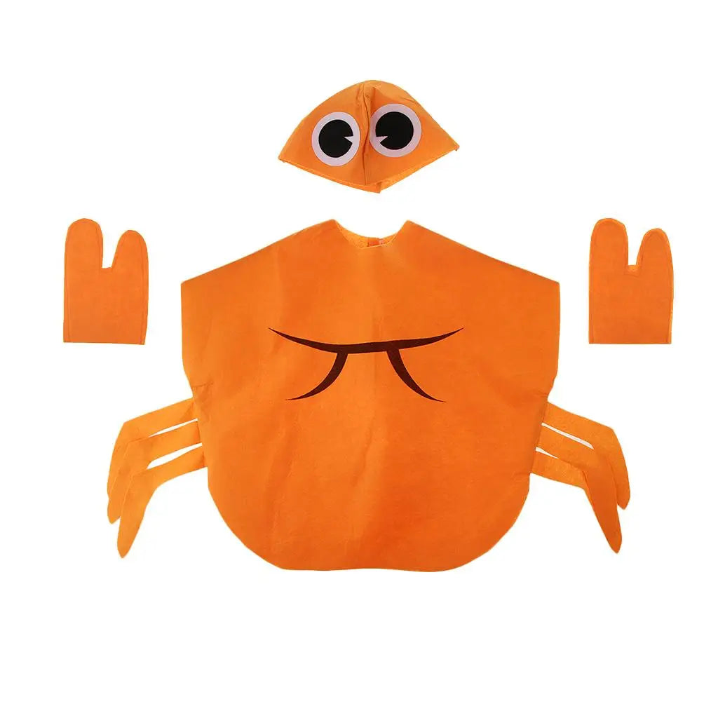 Kids Crab Costume Nonwovens Fabric Animal Outfit - View 3
