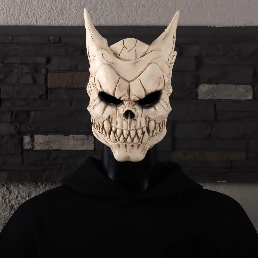 Japan Kaiju No 8 Kafka Hibino Mask Demon Skull Adult Latex Helmet Costume Halloween Props - View 2