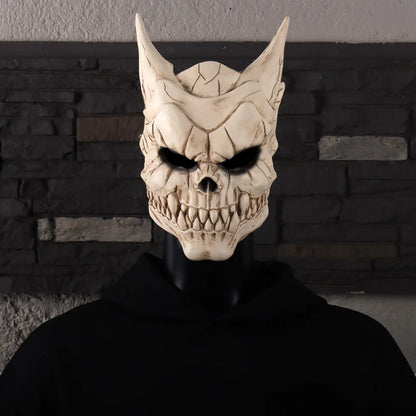 Japan Kaiju No 8 Kafka Hibino Mask Demon Skull Adult Latex Helmet Costume Halloween Props - View 2
