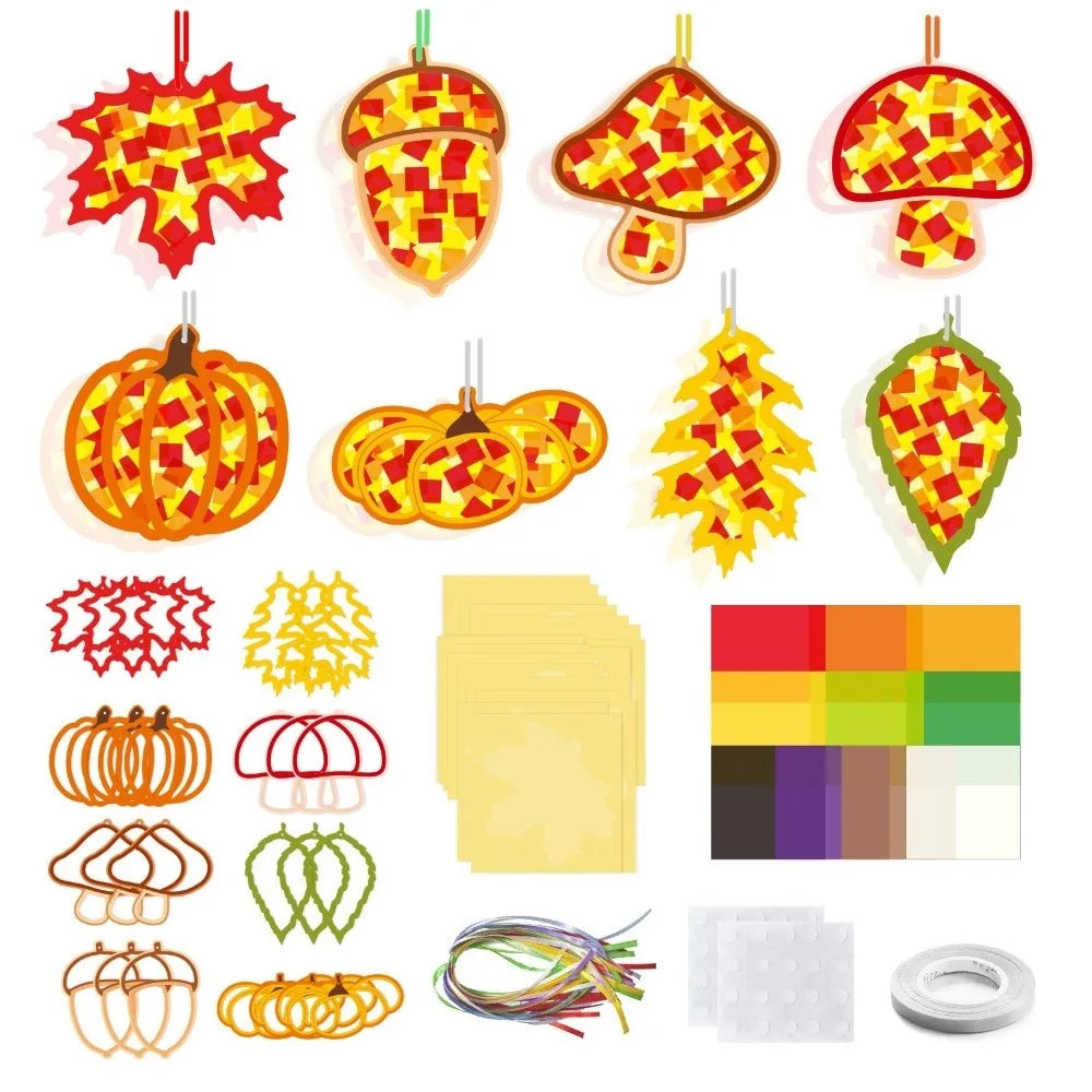 Cartoon Courtyard Halloween Decoration Paper Craft Cute Spooky Handmade Paper - product image 8