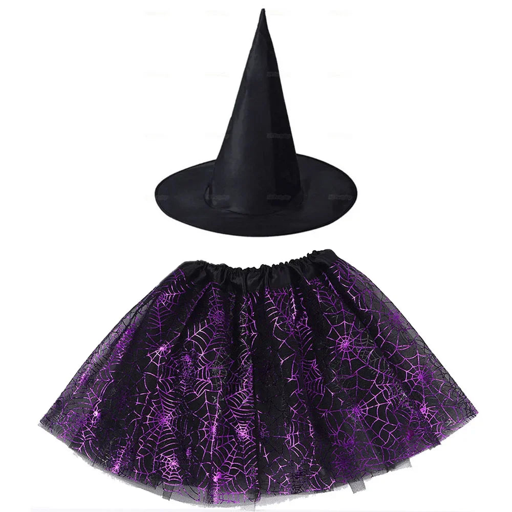 Witch Costumes for Children Kids Wizard Hat Costume Girls - product image 2