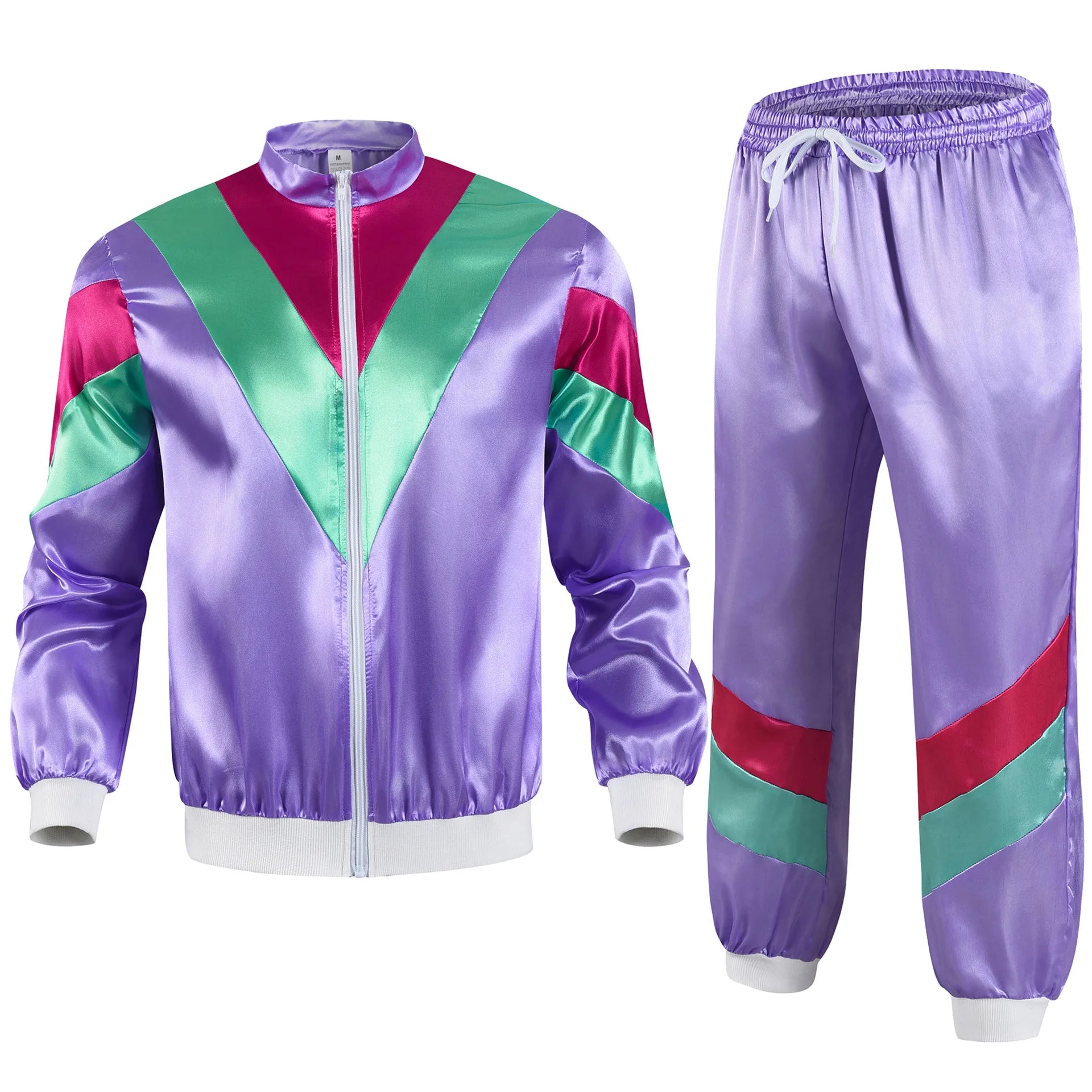 Men's 80s Costume Womens 90s Suit Party Accessories Disco Jacket Trousers Outfit Women Men Costume Tracksuit - product image 8