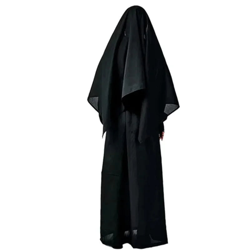 ROLECOS the Nun Costume Horror Films Costume Cross Ghost Halloween Costume the Conjuring - NUN / S