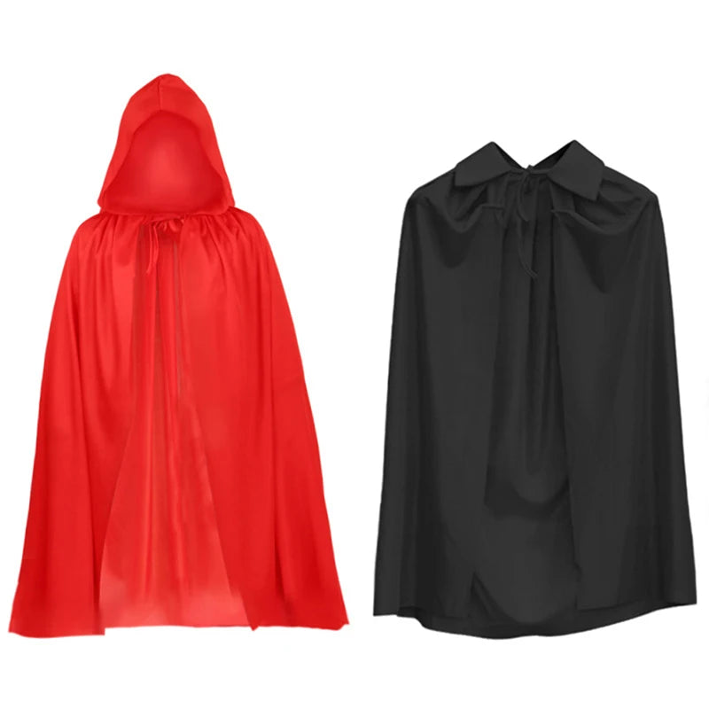 Kids' Witch Death Scary Devil Red Black Vampire Halloween Costume - 10 / One Size