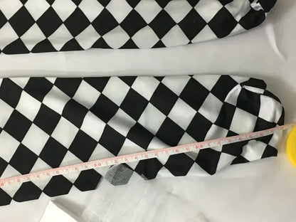 2026Cosplay Adulte Cirque Clown Noir Blanc Treillis Ensemble De Costumes Femmes Halloween - View 5