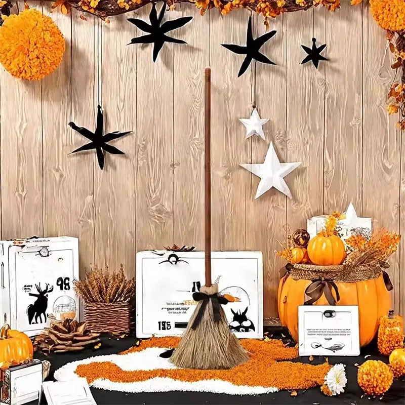 Halloween Floating Witch's Broom - haunted Dancing Broom Terror Atmosphere - product image 3