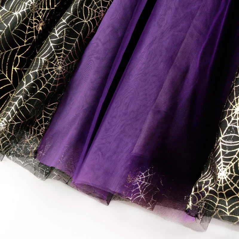 Kids' Girls Witch Vampire Dresses Clothes Dress Up Clothes for Costume - alternate view 6