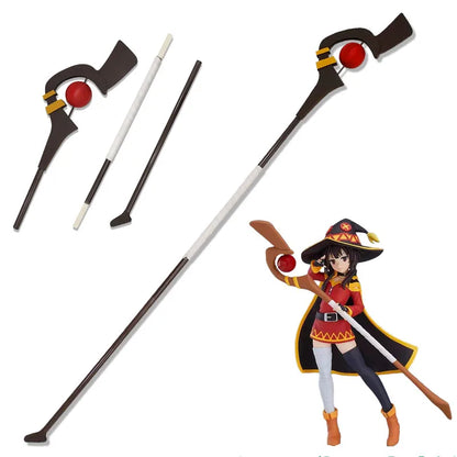 Anime Wand KonoSuba Megumin Armweapon Staff Walking Stick God's Blessing on this Wonderful World Halloween - product image 1