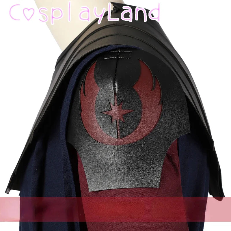 Men's Men Force-Sensitive Knight New Outfit With Red Cape Outfit Comic Con Costume - alternate view 4