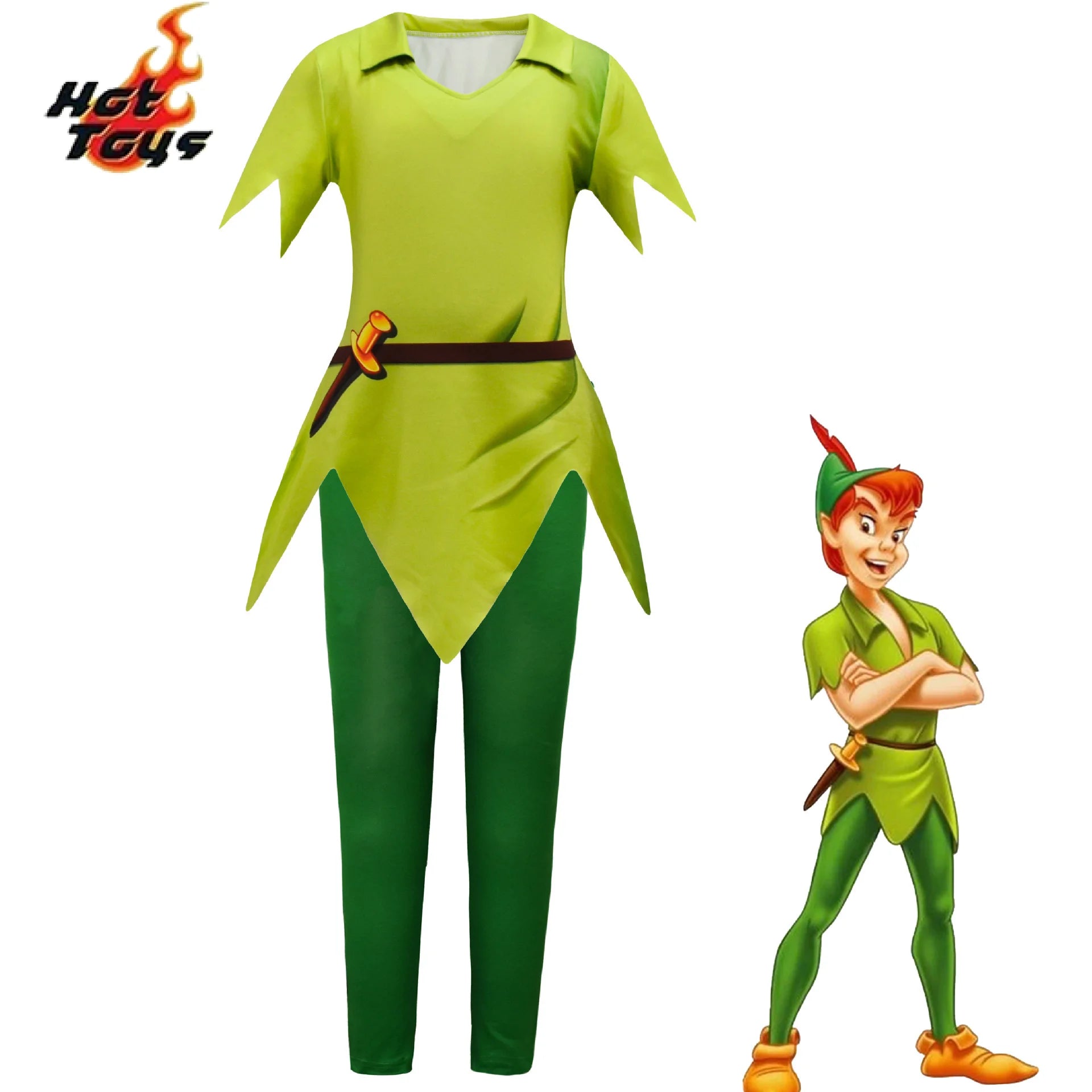Peter Pan-Inspired Elf Prince Costume for Kids | Fairy-Tale Outfit