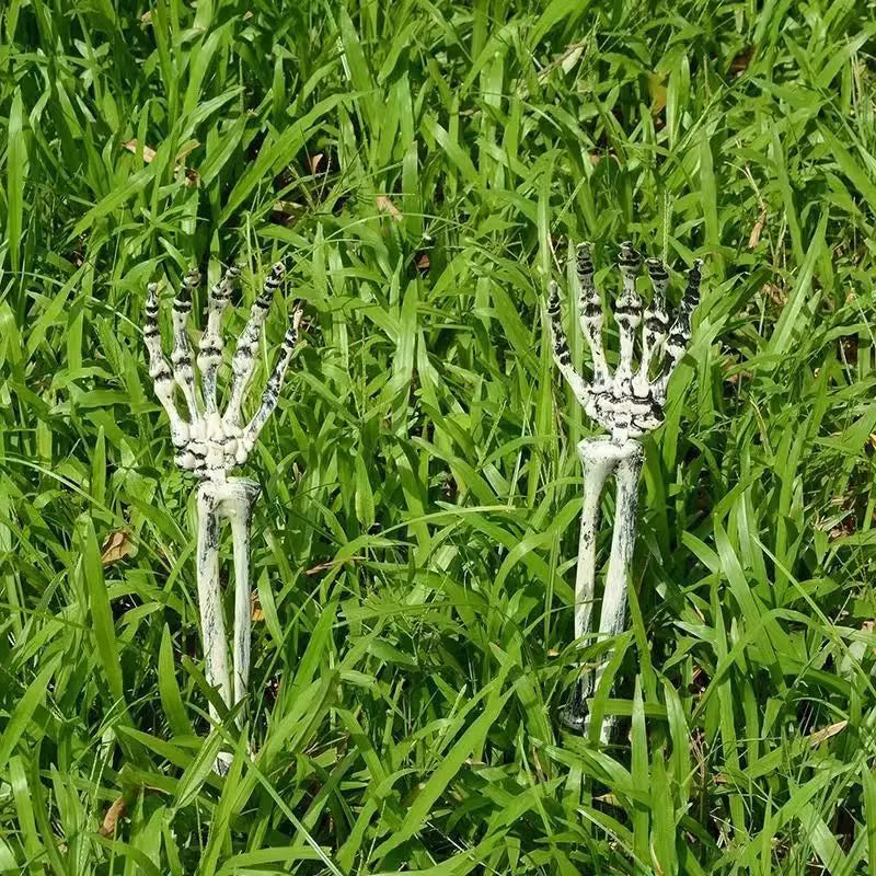 Garden Decoration Holiday Skull Bone Props Ground Breaking HorrorHalloween