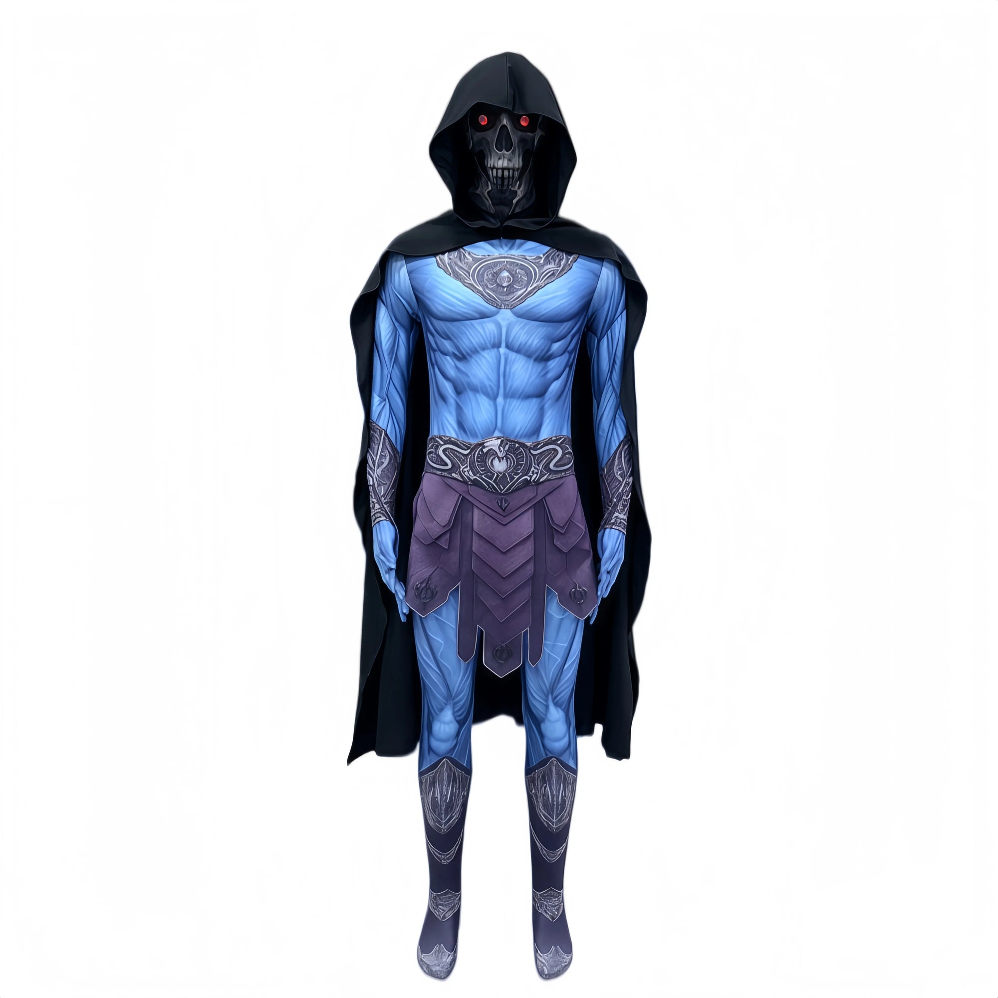 Deluxe Cosmic Giant Skeleton King Costume Cosplay Adult Supervillain Disguise Halloween Costume For