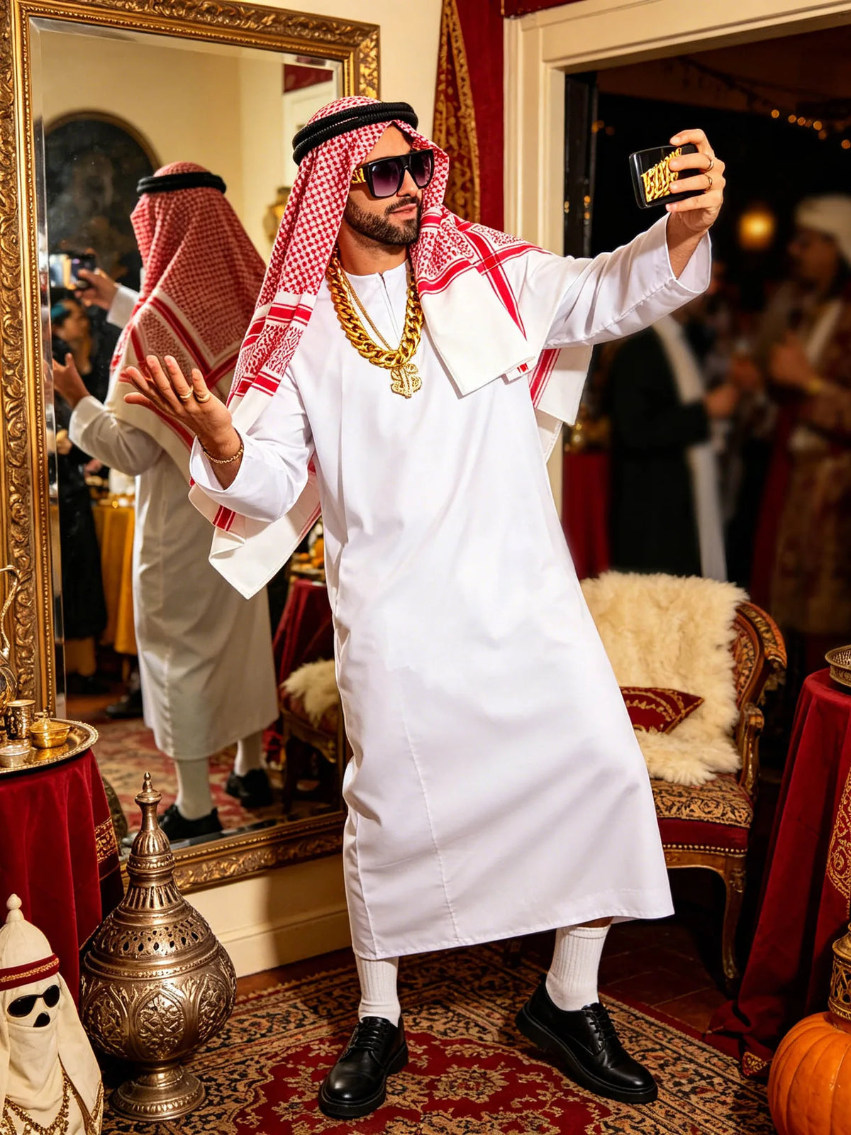 Arab Emirate Shepherd Prince Adult Halloween Costume - product image 2