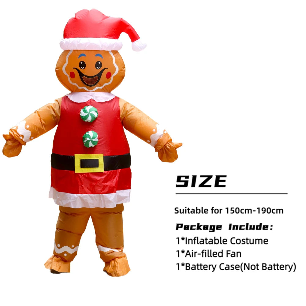 Snowman Inflatable Costume - Size One Size - product image 11