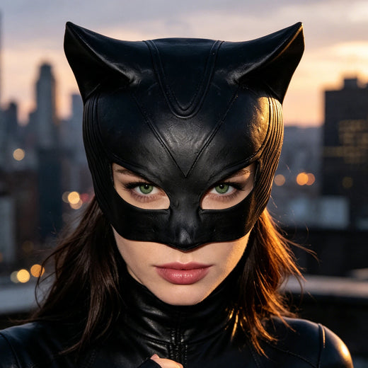 Adult Latex Cat Masquerade Halloween Mask