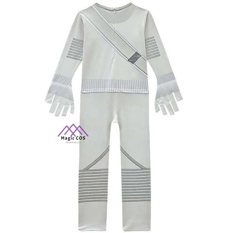Marshmallow Battle Royale DJ-Inspired Costume Electric Sound DJ Jumpsuit & Carnival