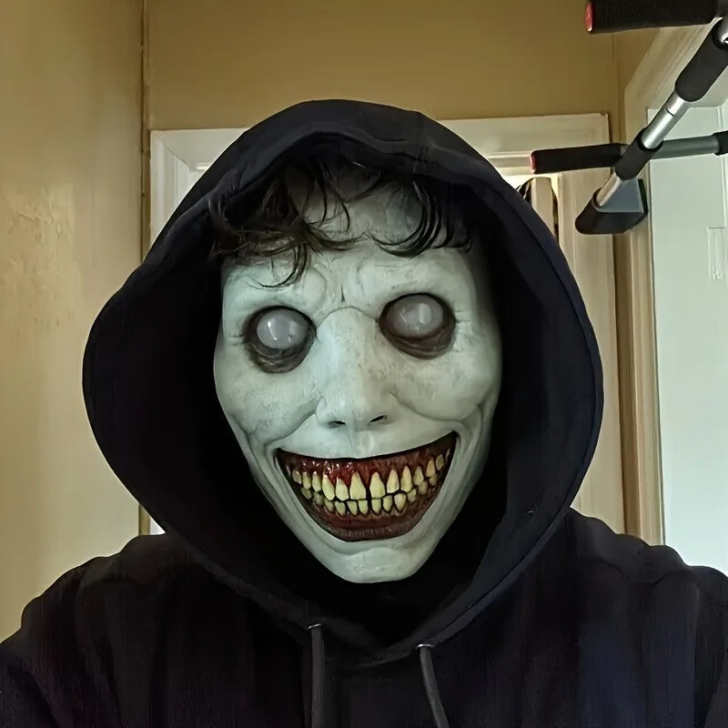 Zombie Mask - Scary Clown & Demon Dual Face Design Lightweight Breathable for Costume - View 4