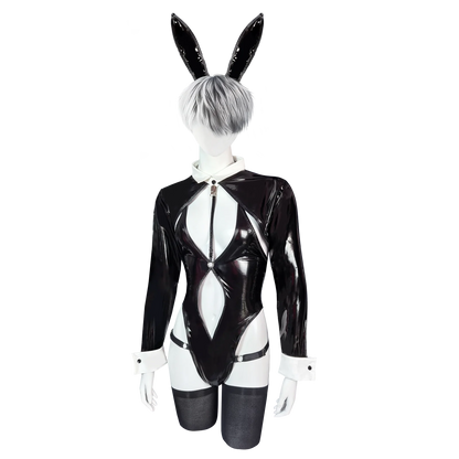 Cosplay Costume — Rabbit in a black uniform (Piece Set) | Bodysuit | Anime/2D Style | Halloween Party | Men's Cosplay Attire