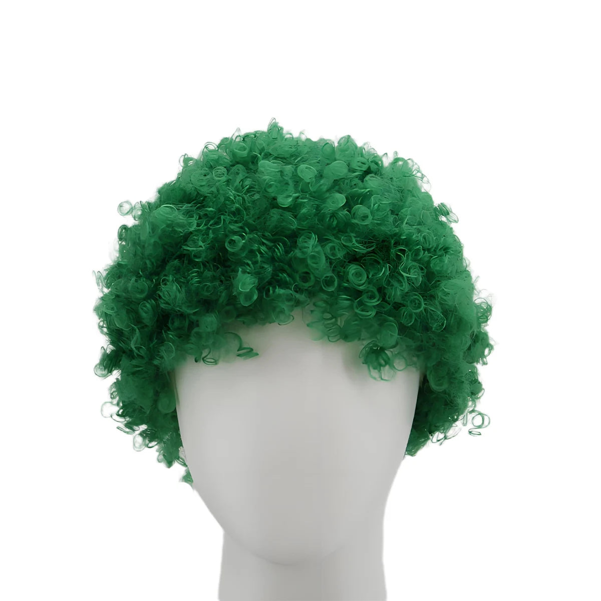 80s Clown Wig Afro Puff Synthetic Halloween Costume Anime Fancy Costume Accessory - Brown