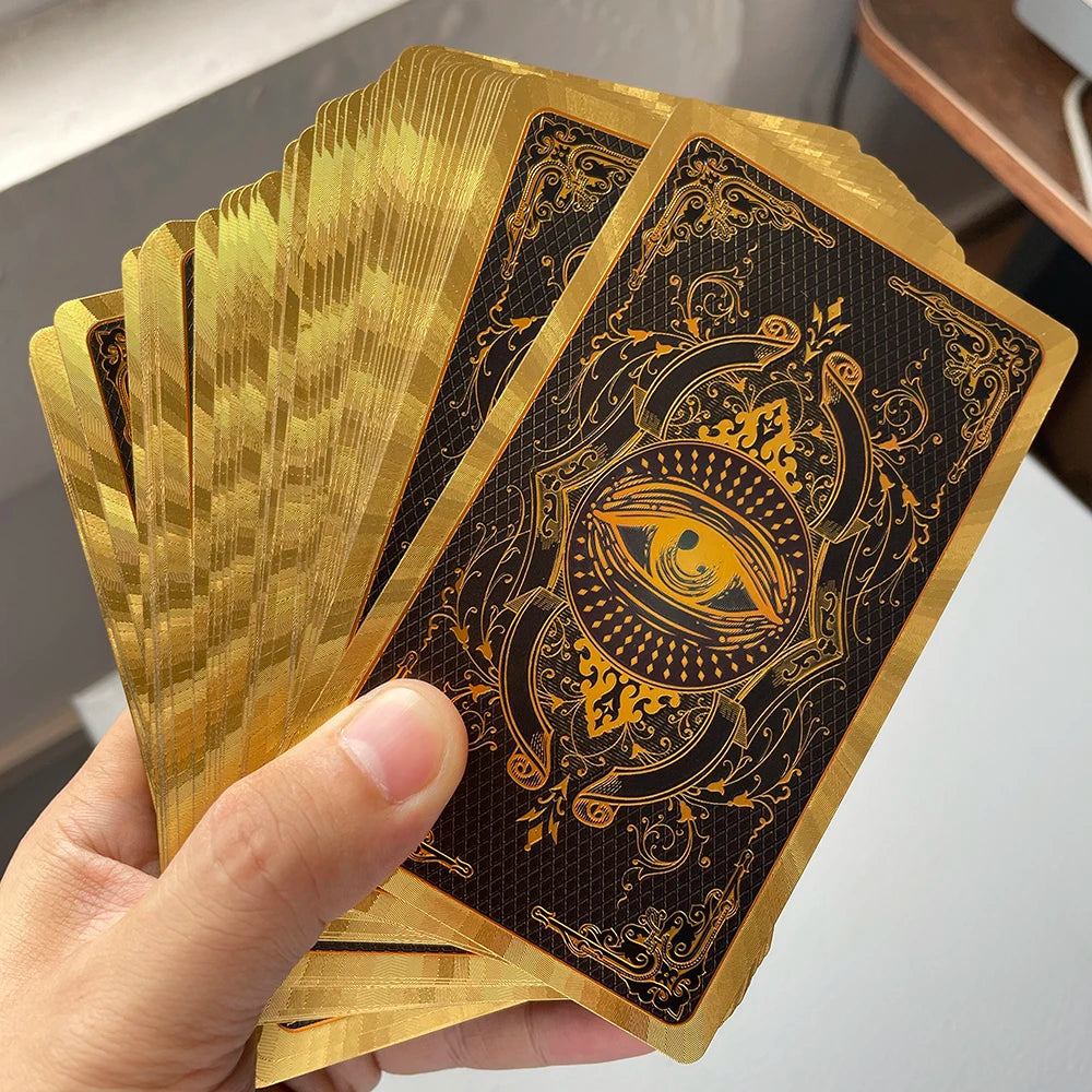 Golden Tarot Deck with Guidebook – Russian Edition