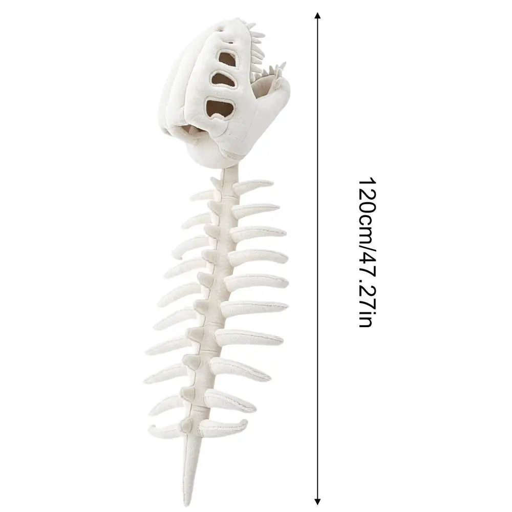 Funny Dinosaur Skeleton Headpiece Wearable Plush Costume Hat Soft Dino Skull Toy For Adults Kids Boys Girls - product image 7