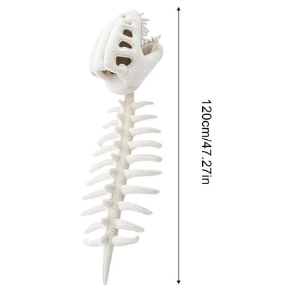 Funny Dinosaur Skeleton Headpiece Wearable Plush Costume Hat Soft Dino Skull Toy For Adults Kids Boys Girls - product image 7