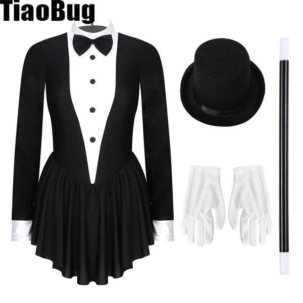 Women's Magician Circus Ringmaster Contrast Costume Headpiece