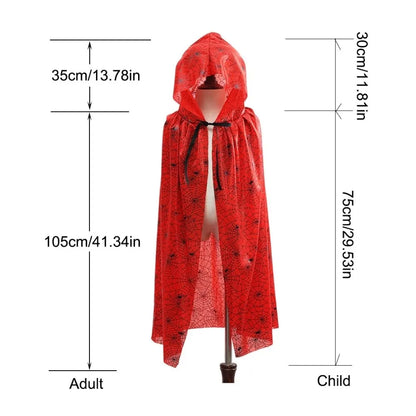 Grim Reaper Bloodstain Plaid Funny Death Cloak Prop - alternate view 6