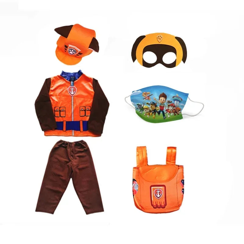 Rescue Pup Patrol-Inspired Kids Costume Children Tops Pants Patrol Uniform Costume