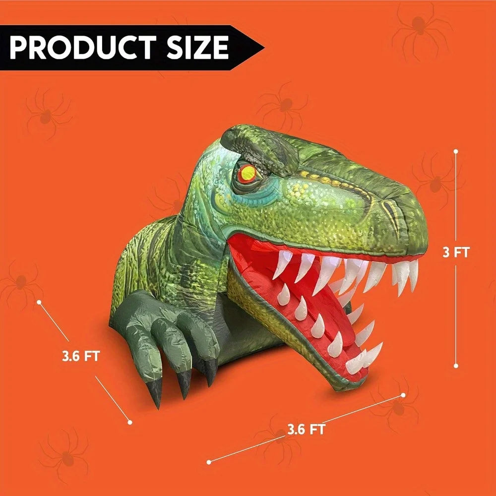 Animated Dinosaur LED Halloween Inflatable Animatronic - product image 4