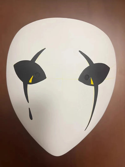 Freak Circus Pierrot Costume Clown Outfit Mask Game Halloween Horror Spooky Men's Roleplay - 5